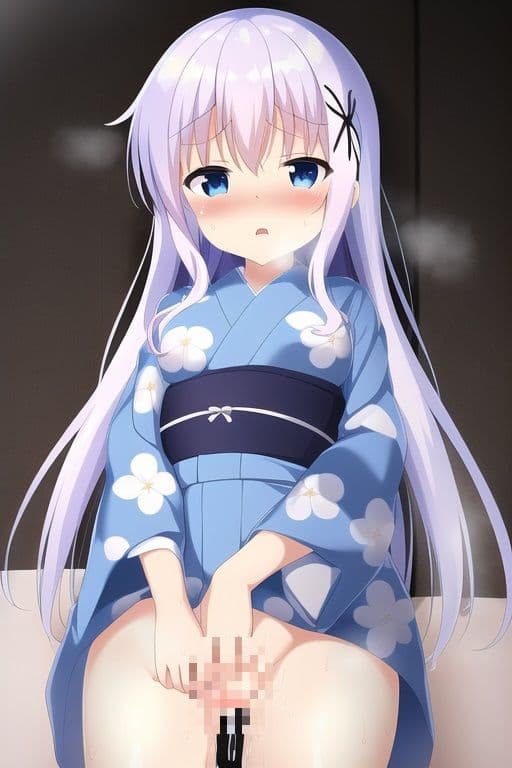 ご〇文はうさぎですか？CG集 チ〇（浴衣） R-18ありのサンプル画像5