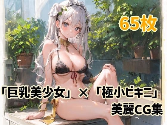 「巨乳美少女」×「極小ビキニ」美麗CG集の表紙