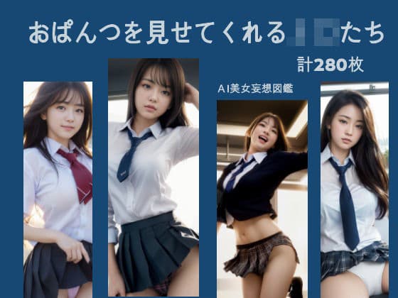 おぱんつを見せてくれるJKたちの表紙