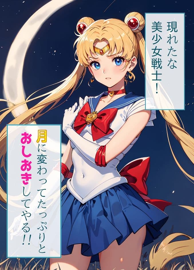 美少女戦士わからせ調教 ムーンにおしおきのサンプル画像1