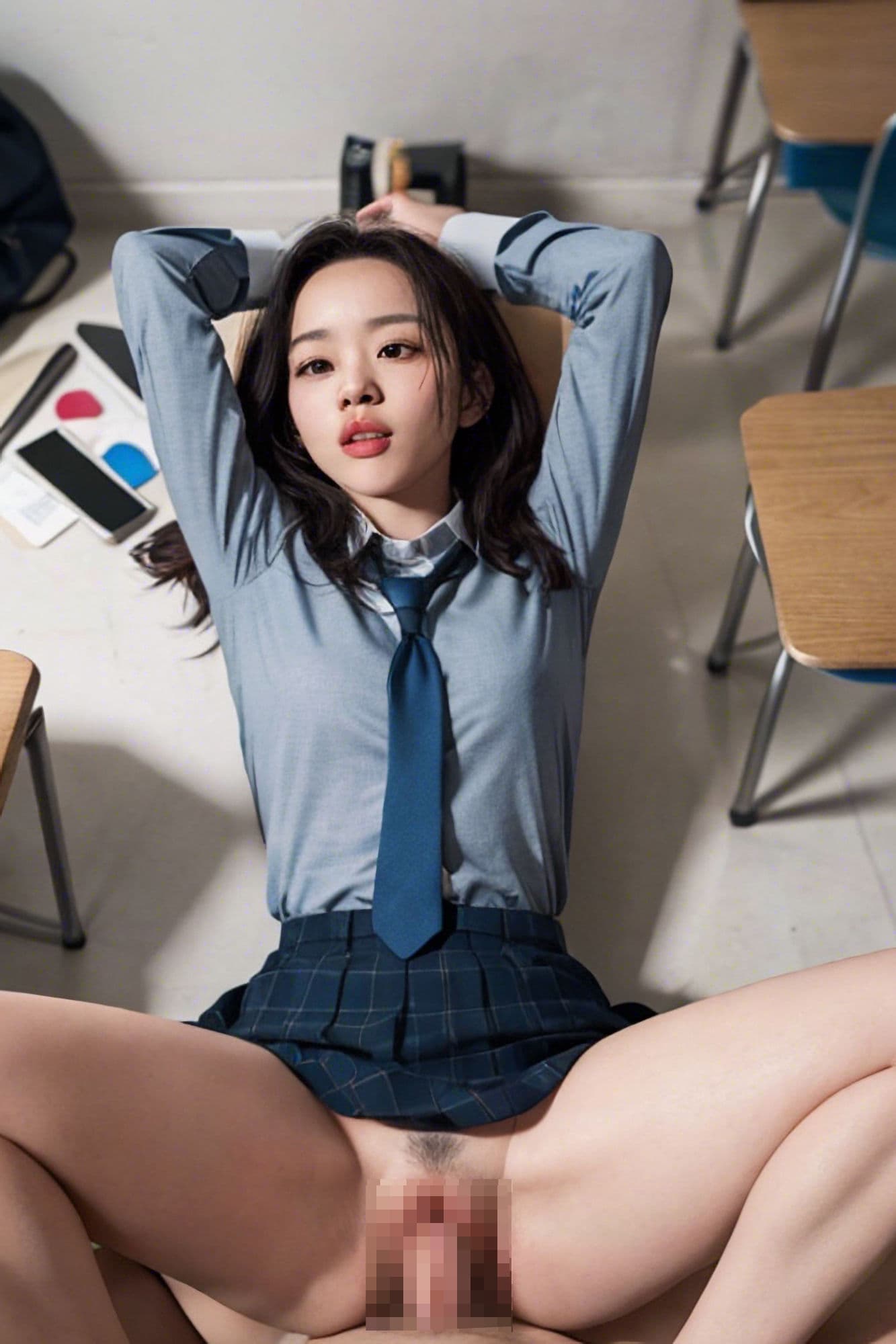 女子校生正常位中出し集のサンプル画像1