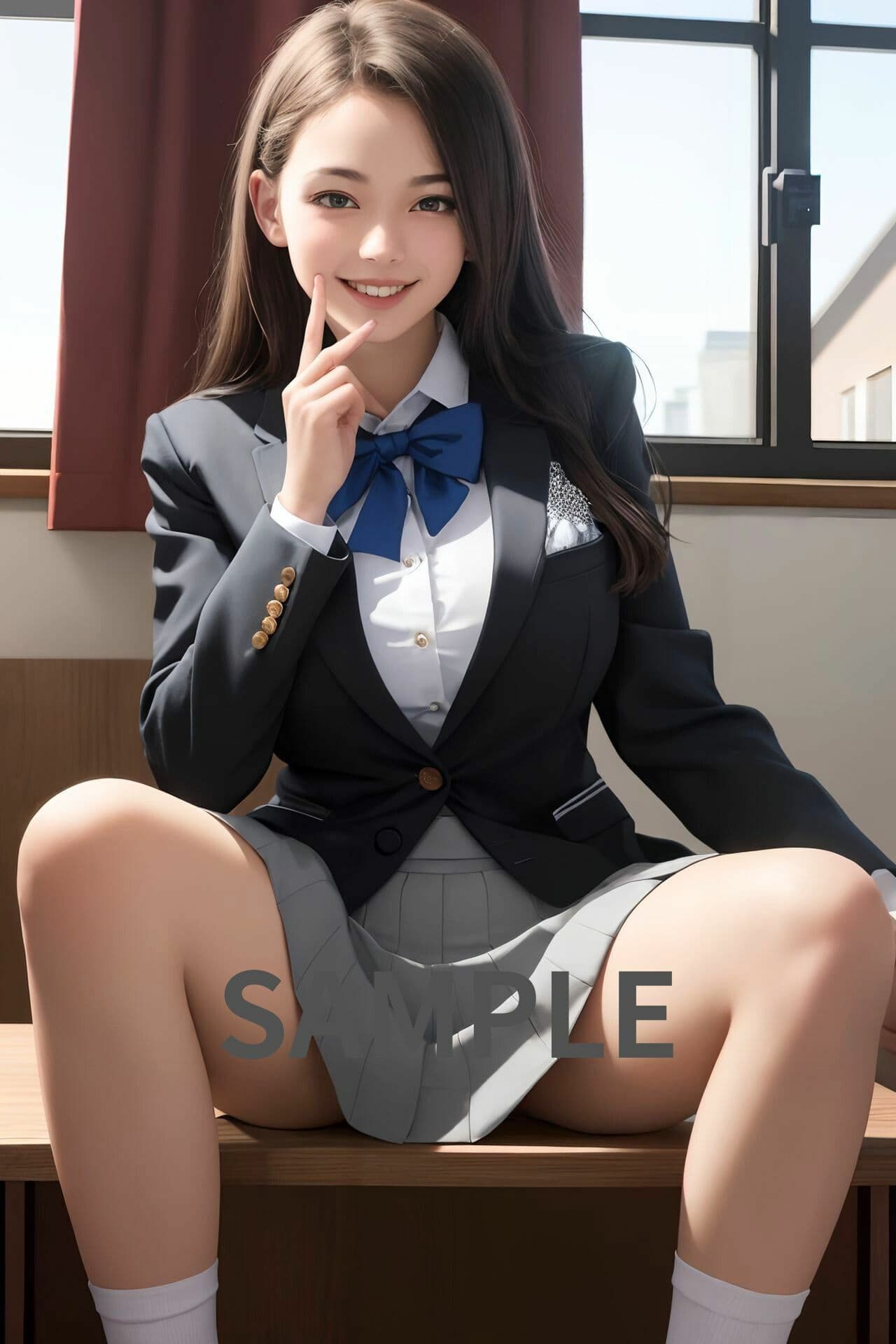 【大容量作品】ハーレム天国〜とある有名学園で夢の制服女子〜玉の輿レーススタートのサンプル画像8