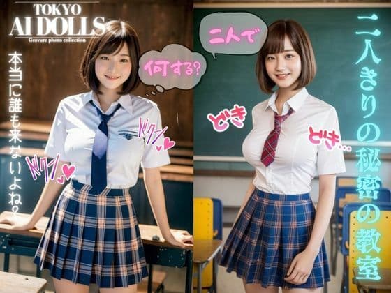 二人きりの秘密の教室2 【AIヌード写真集】TOKYO AI DOLLSの表紙