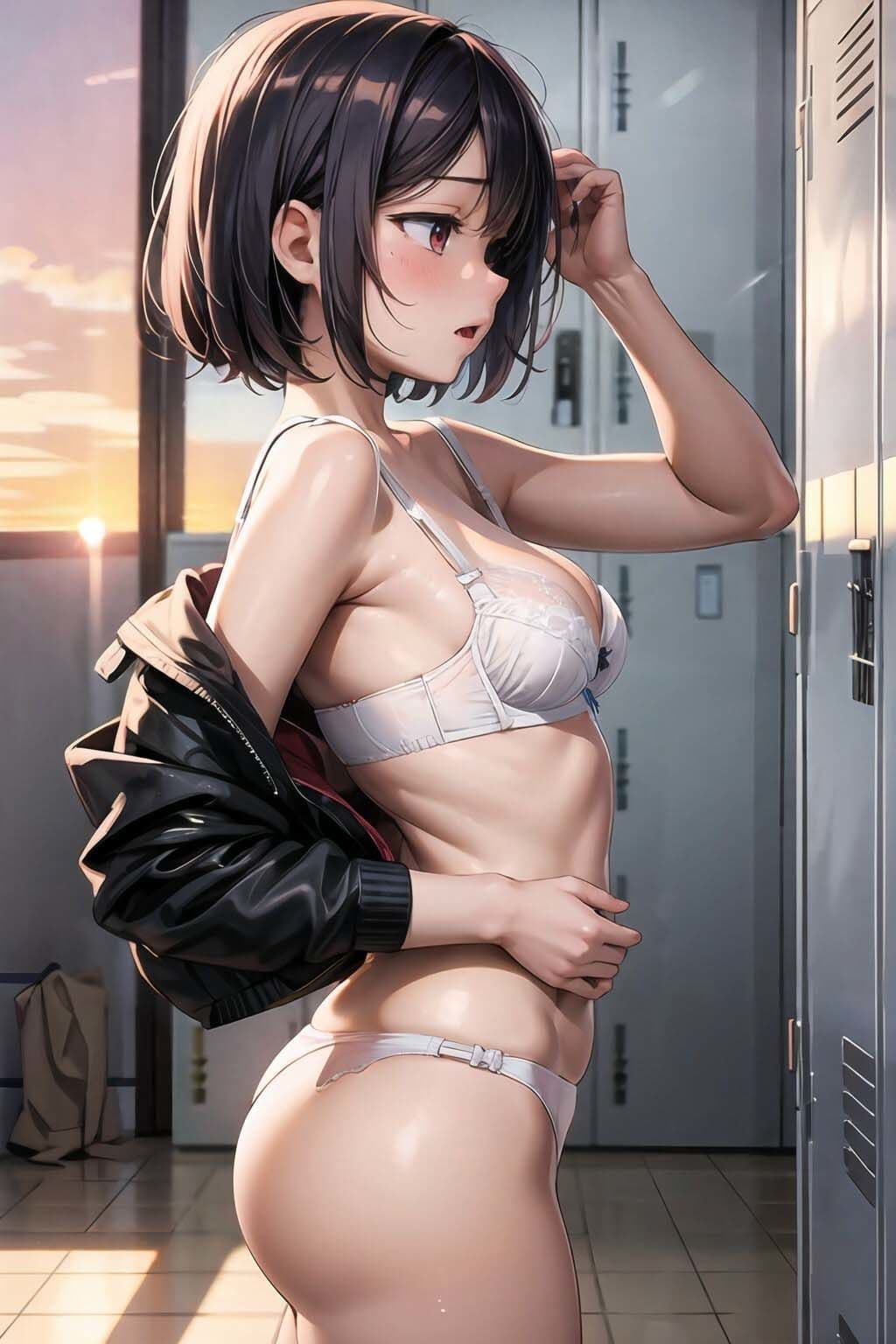 JKの着替え観察のサンプル画像6