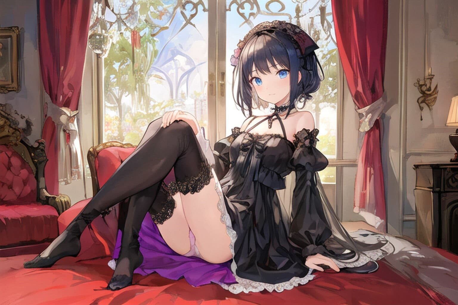 ゴスロリとパンツのサンプル画像1