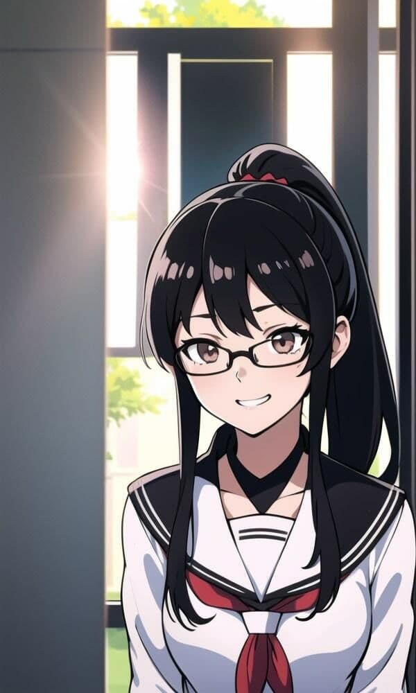 ぽにて眼鏡女子との青春の日々のサンプル画像1