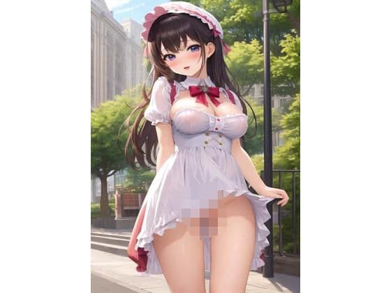 巨乳見せたがり彼女の街中ドキドキ露出デート Part 1の表紙