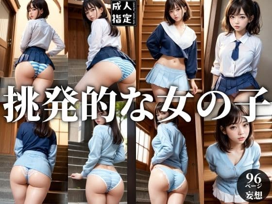 挑発的な女の子の表紙