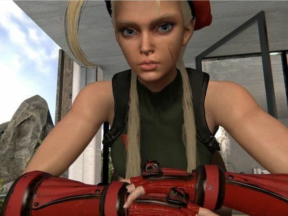 【3D動画】キャミーとガイルのストリップファイターの合間の休憩いちゃらぶせっくすのサンプル画像1