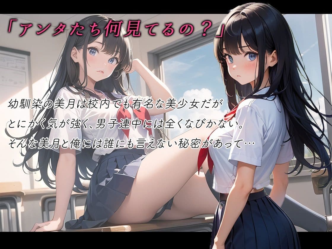 男を寄せ付けない美月は僕だけのオナホールのサンプル画像1