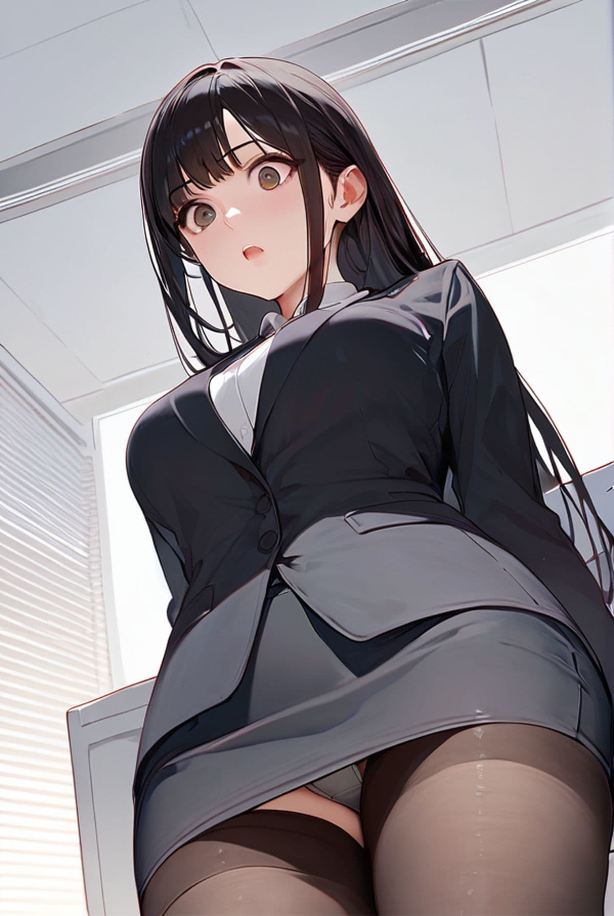 オフィスレディおパンツ見えてます！ローアングル宣言 Vol.01のサンプル画像1