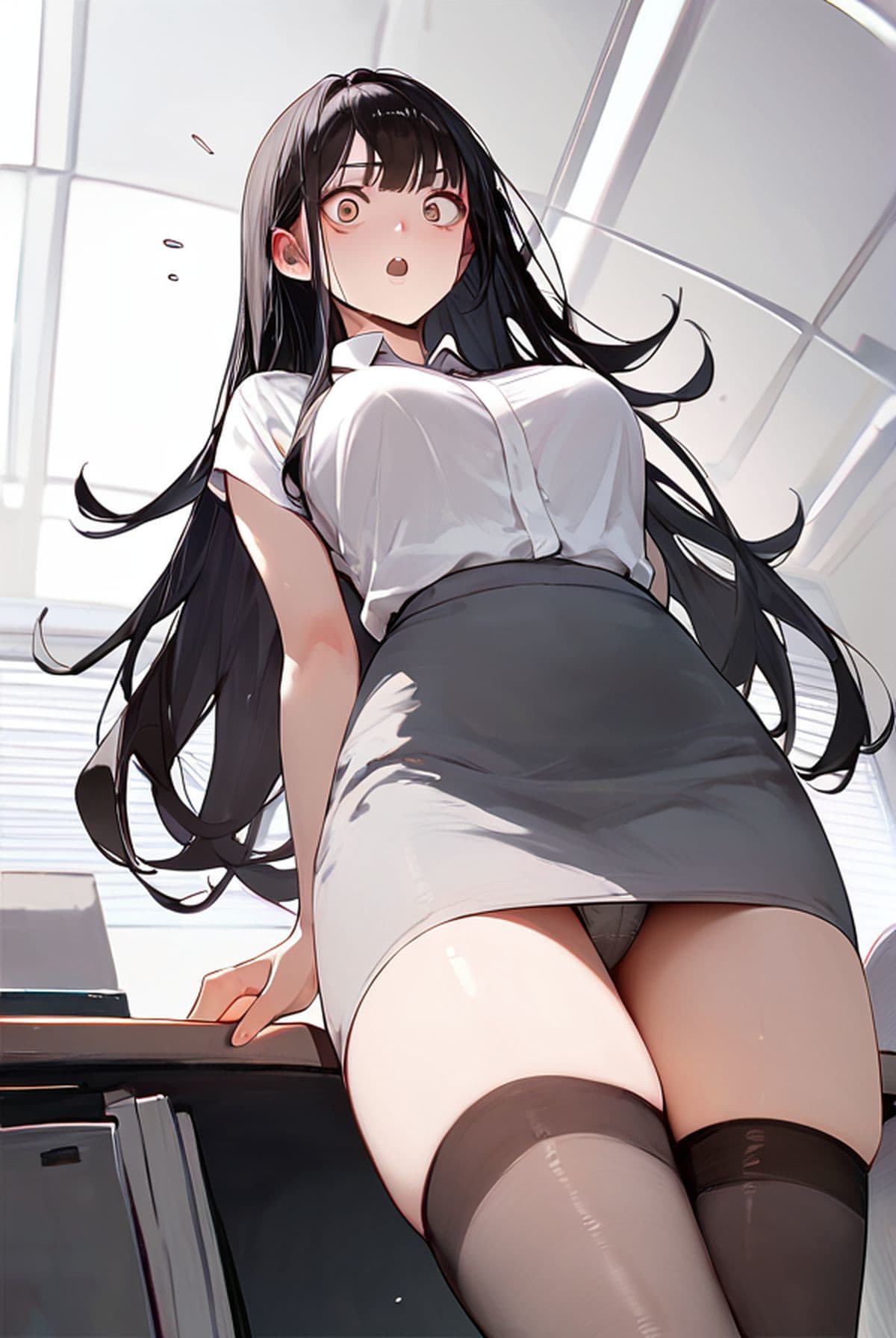 オフィスレディおパンツ見えてます！ローアングル宣言 Vol.01のサンプル画像2
