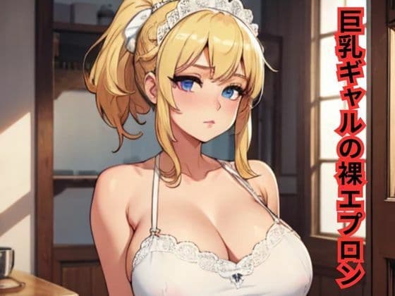 巨乳ギャルの裸エプロンの表紙