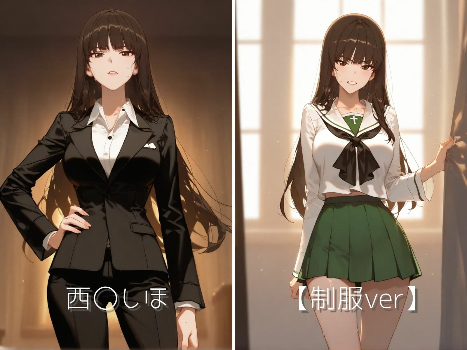 ガ〇パンママ達の情事集 しほ＆千代編のサンプル画像1