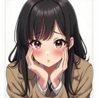 視線の先に…思わず戸惑う彼女たちのリアクション集のサンプル画像1