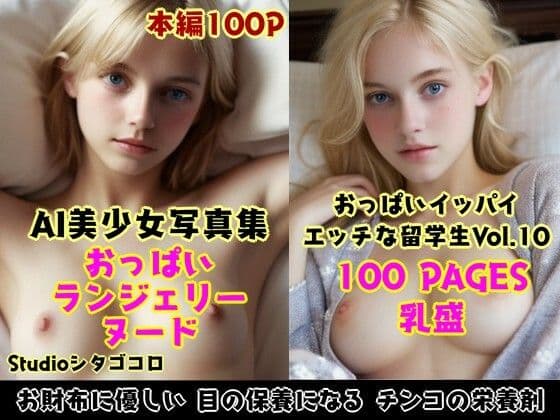 外国人留学生たちが可愛すぎる美少女写真集 Vo1.10〜毎日ベッドに金髪美少女おっぱいが待機している件2〜の表紙