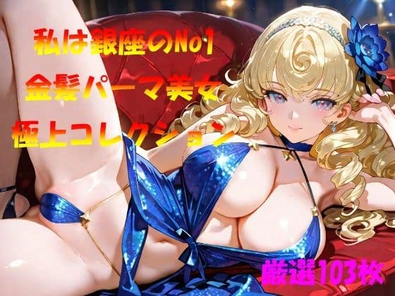 私は銀座のNo1  金髪パーマ美女  極上コレクションの表紙