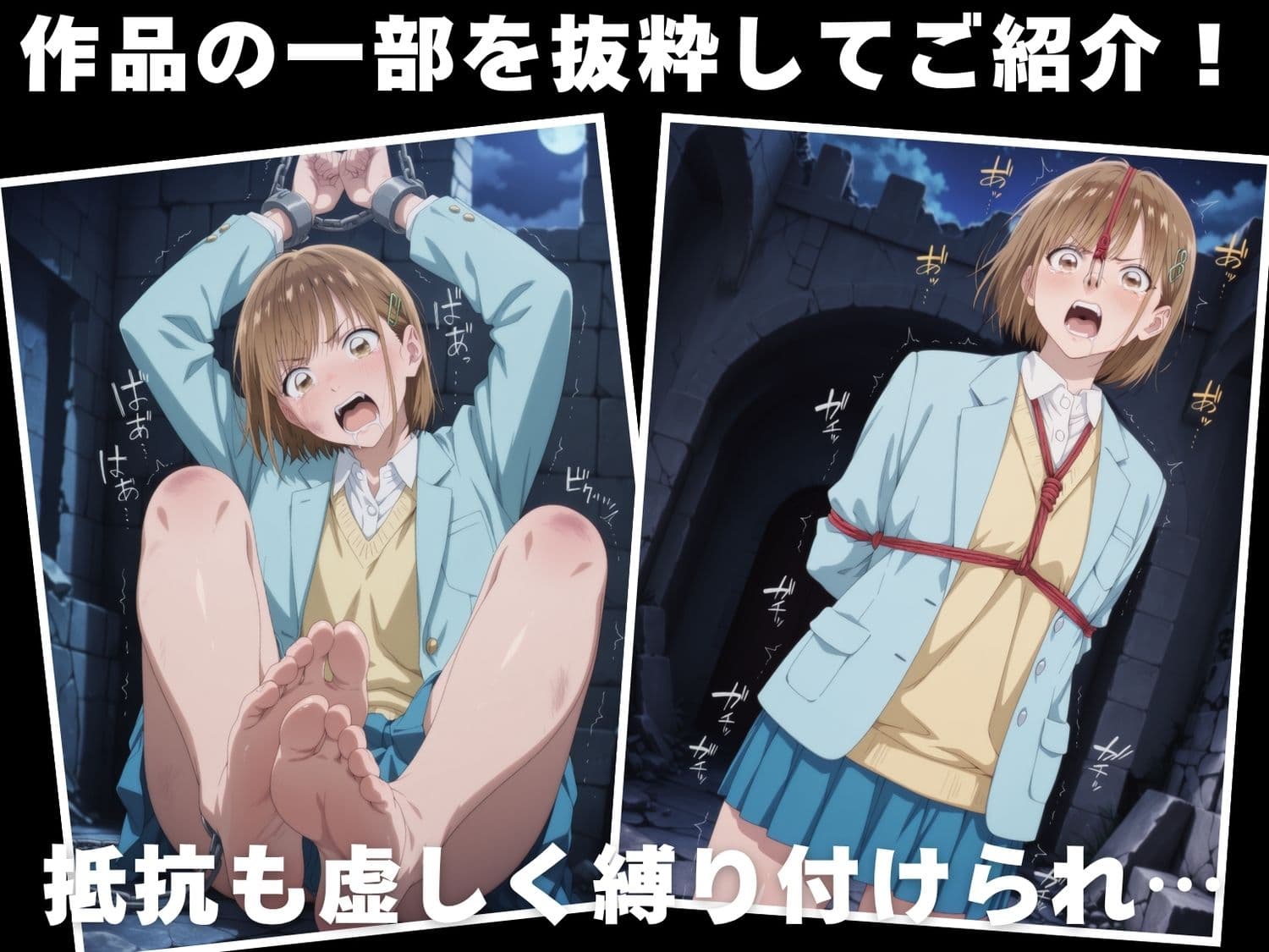 【調教・拘束・触手】鹿● 千夏のサンプル画像1