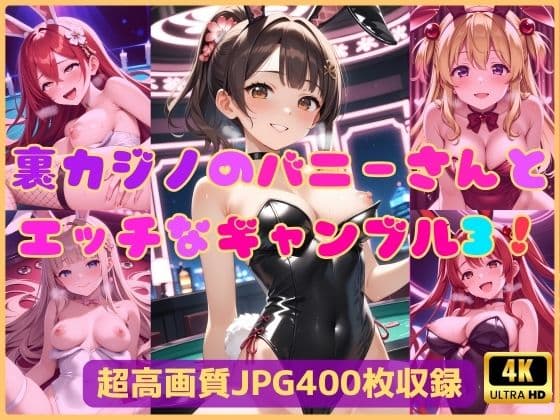 裏カジノのバニーさんとエッチなギャンブル3！の表紙