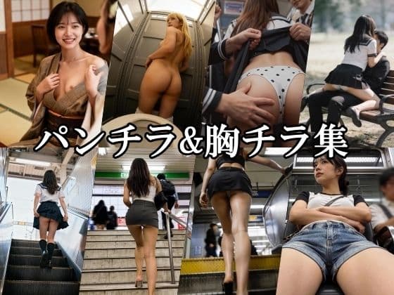 パンチラ＆胸チラ集の表紙