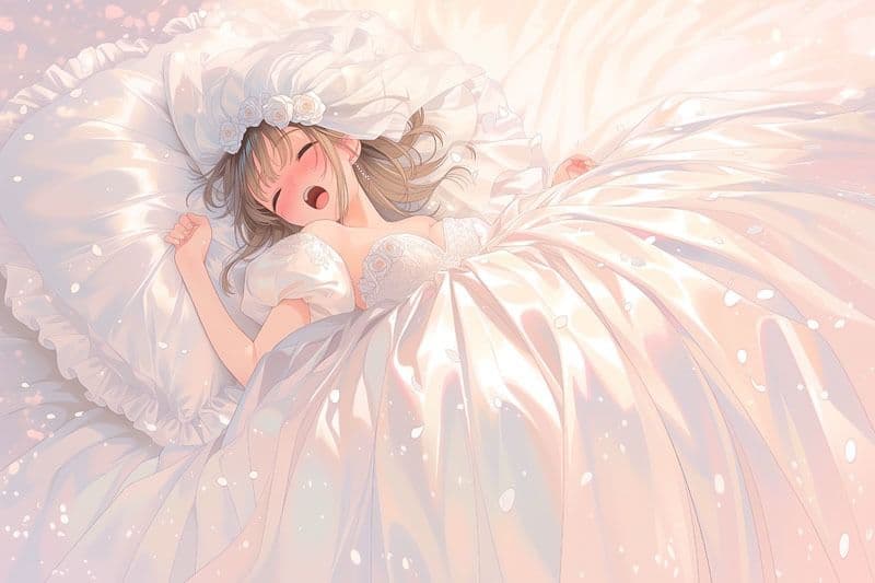 【ドレス美少女49】ツルツルドレスの中の秘め事のサンプル画像2