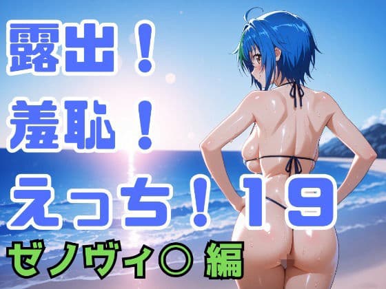 露出！羞恥！えっち！二次創作イラスト集19［ゼノヴィ○］の表紙