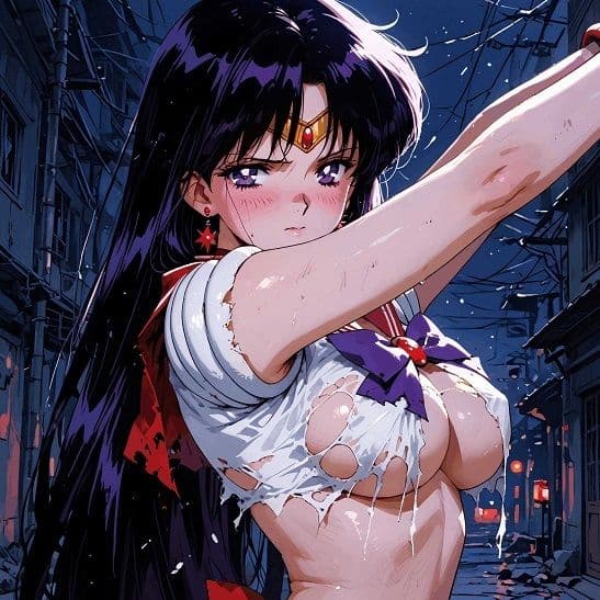『【表】制服で戦う美少女・月の戦士＋火星の戦士篇』 AIの手で蘇る懐かしのヒロインシリーズのサンプル画像6