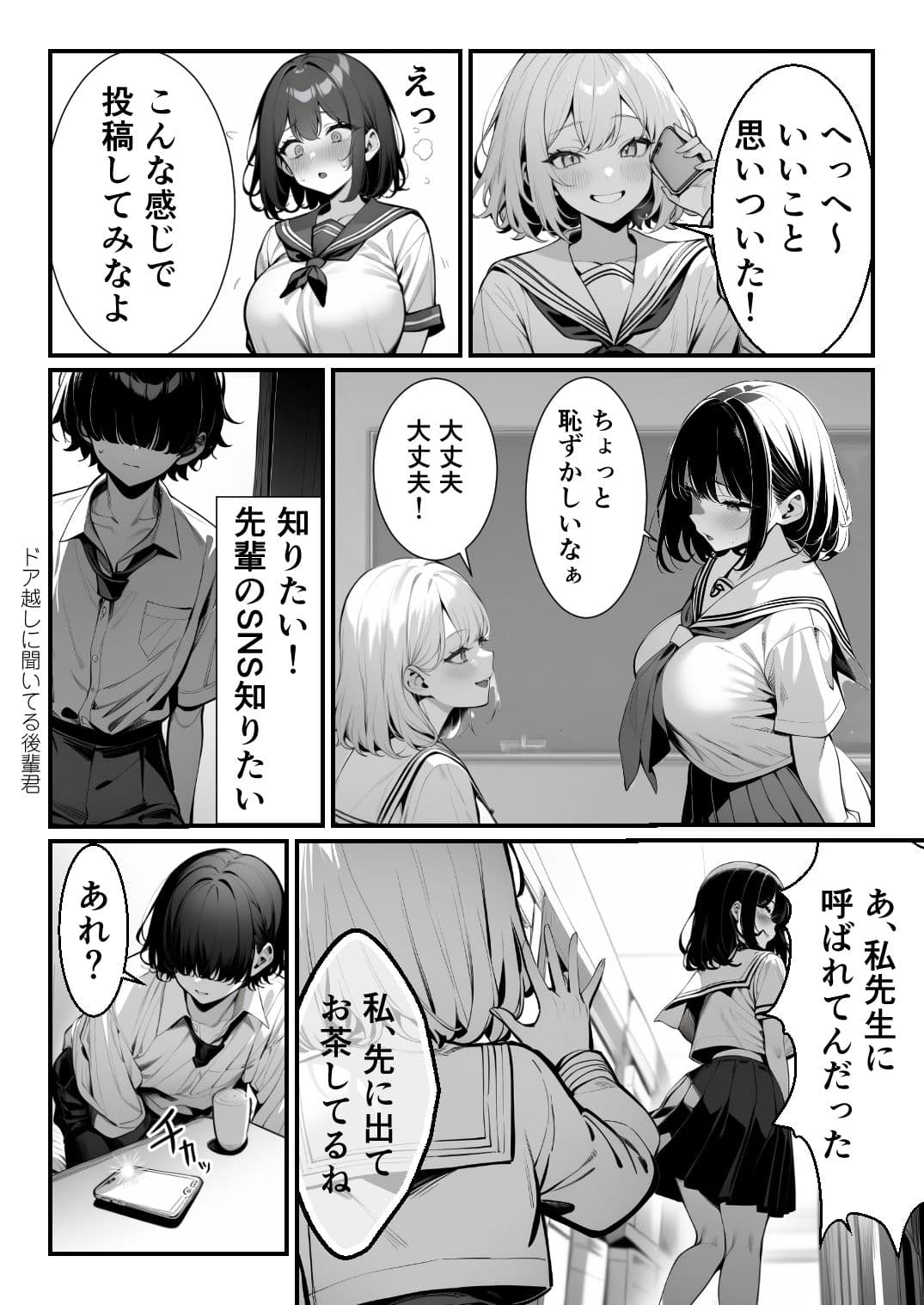 仲の良い先輩が中出しメス堕ちする話のサンプル画像3