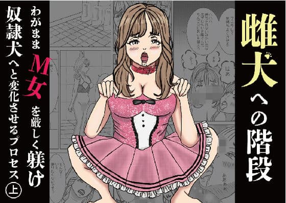 雌犬への階段 わがままなM女を厳しく躾け奴●犬へと変化させるプロセス（上）の表紙