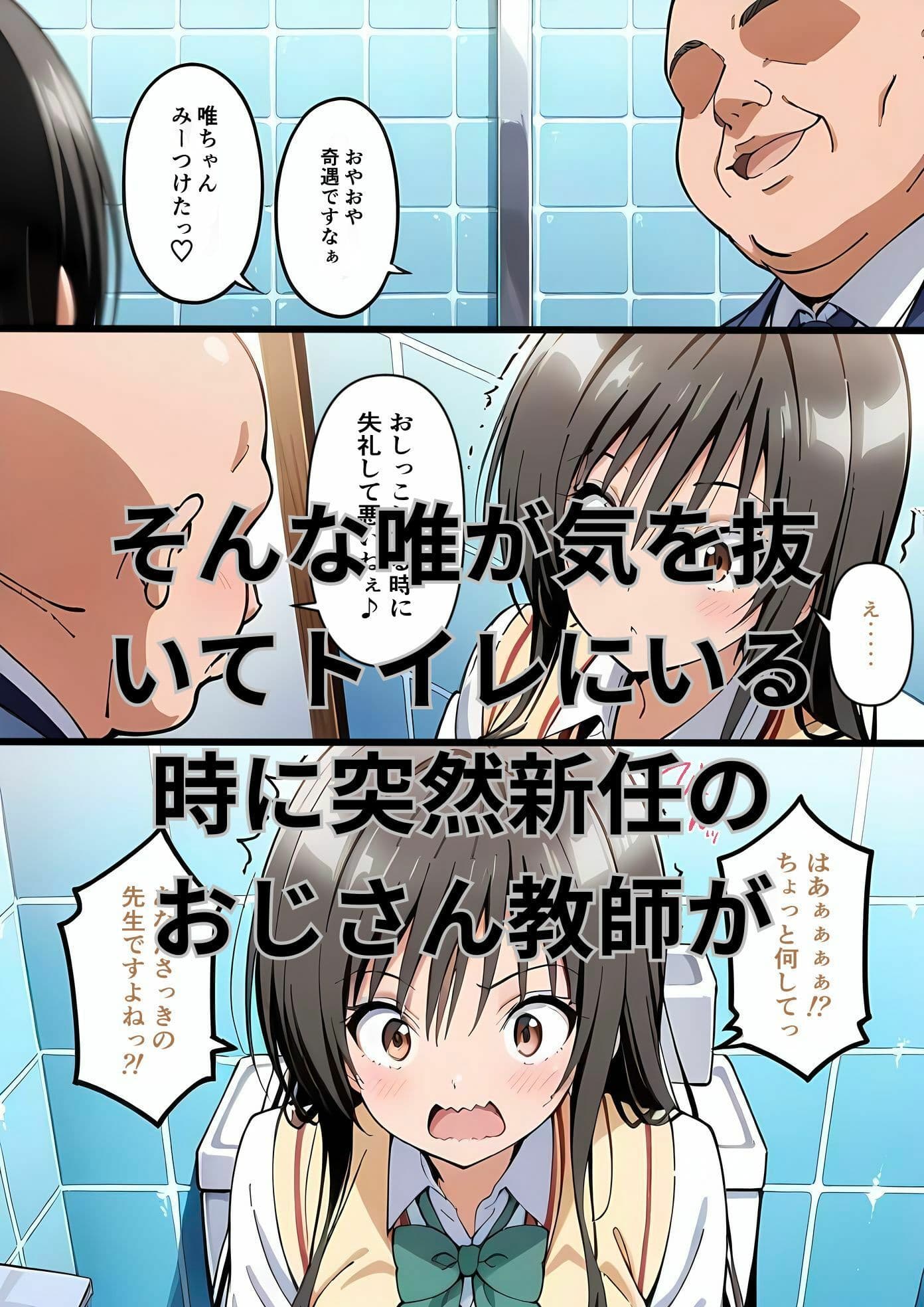 きもいおじさんにハレンチの気持ちよさをわからされちゃった小◯川唯のサンプル画像2