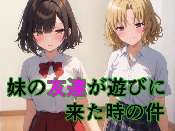 妹の友達が遊びに来た時の件の表紙