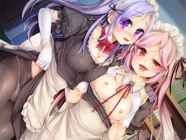 ちょっと変態な双子の姉妹にご奉仕されようのサンプル画像1
