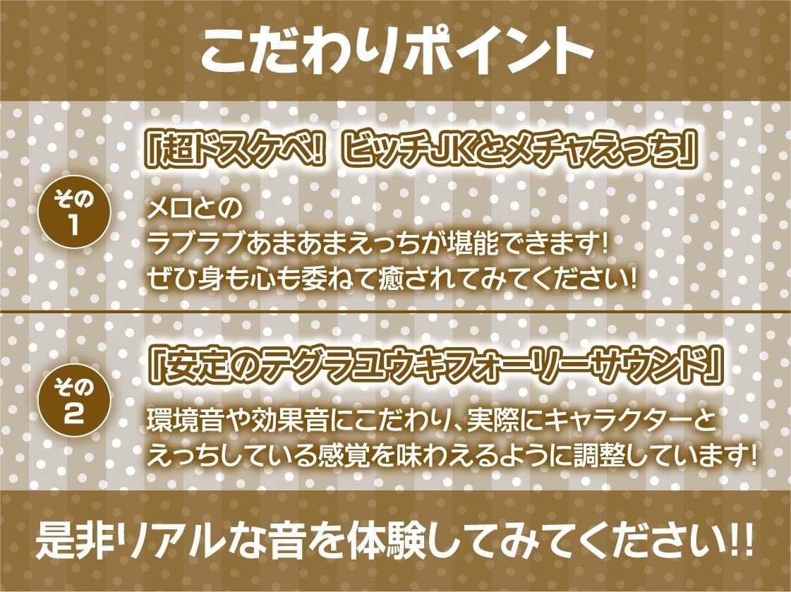 下品なビッチJKとの密着連続着床交尾！【フォーリーサウンド】のサンプル画像7
